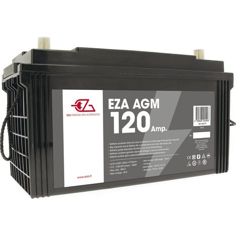 Batterie auxiliaire AGM EZA Capacité (A·h) - 120 (1/2)