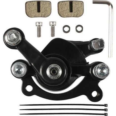 Rear Disc Brake Caliper with Brake Pads for Mini Bike 43 47 49cc Mini ATV Goped Scooter Dirt Pocket Bike,Black (1/5)
