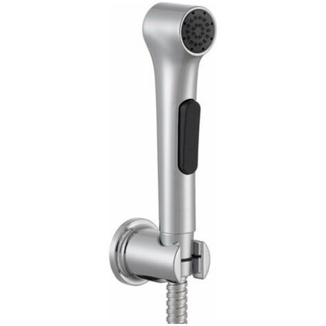 Douchette WC chromée + support + flexible (1/5)