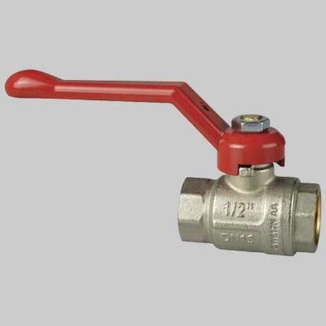 Robinet à tournant sphérique à passage intégral F/F avec levier en aluminium Icma 1" Pn 40