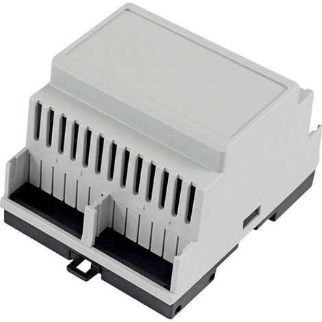 Hammond Electronics Boîtier pour rail 90 x 70 x 58 Polycarbonate gris clair 1 pc(s) (1/2)