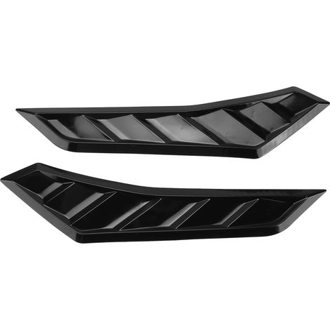 Autocollant universel pour capot moteur, panneau d'admission d'air, accessoire décoratif extérieur pour voiture (noir) (1/5)