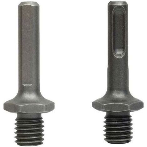 2 Pièces Adaptateur M14 Filetage Mâle à SDS Plus Femelle et triangle Femelle pour Meuleuse Perceuse Forage (1/4)