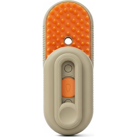 Brosse de toilettage pour animaux, peigne de massage et d'épilation pour chats et chiens, kaki-AquaForge (1/3)