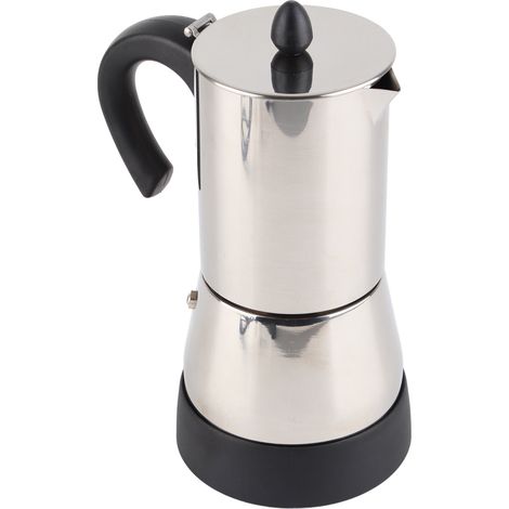 Cafetière électrique expresso/moka en acier inoxydable 300 ml, prise européenne 220 V (1/5)