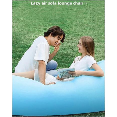 Aufblasbares Sofa – tragbar, wasserdicht und auslaufsicher, grün (1/5)