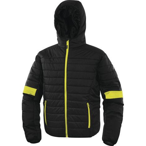 DOUDOUNE DE TRAVAIL NOIRE MATELASSÉE MULTIPOCHES DELTA PLUS - BLOOMNO   54/56 (XL)