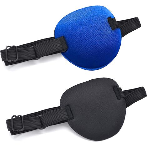 Patchs oculaires médicaux ajustables pour adultes et enfants - Lot de 2 (1/5)