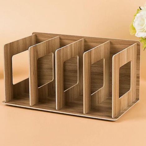 Étagère pliante en bois pour CD, DVD et livres (1/5)