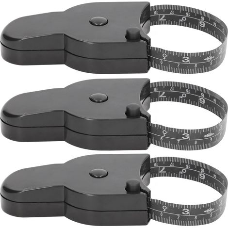 3 Pcs Mètre de Couture Mini Portable Précision en cm et pouces pour Mesures de Taille et Tour de Taille (1/5)