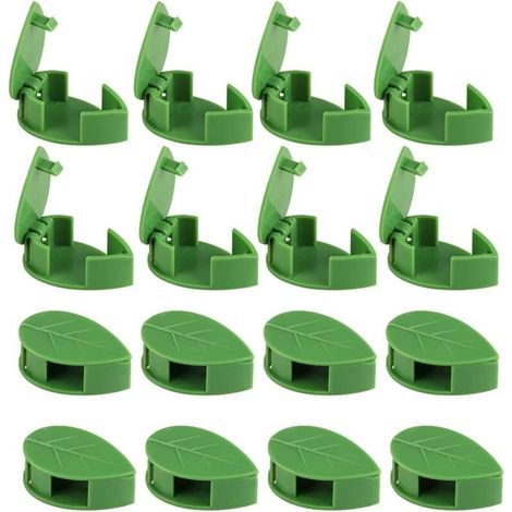 50 Stück Kletterpflanzen-Stützclips, selbstklebende Clips für Kletterpflanzen an Zimmerwänden