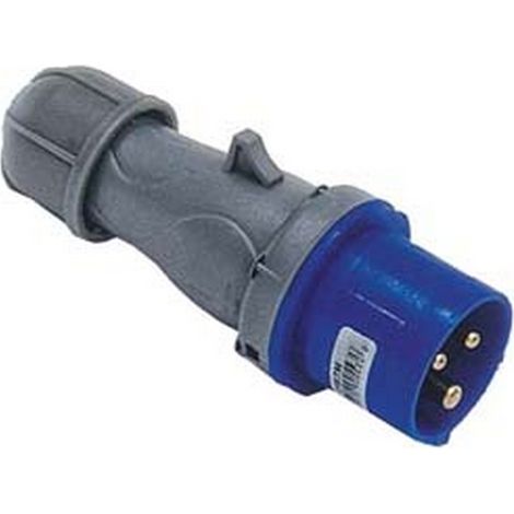 5PZ SPINA INDUSTRIALE VOLANTE BLU 2P+T CEE IP44 -16A colore blu
