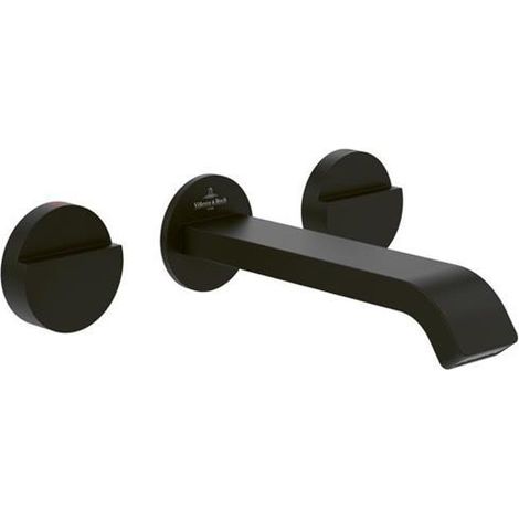 VB Waschtischauslauf-Set Dawn 2 60x60x 201mm ohne Ablaufgarnitur Matt Black