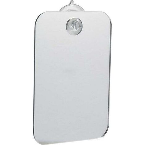 Miroir de Maquillage de Rasage de Douche Nouveau Miroir de Douche Anti-buée amélioré Miroir Accessoires de Salle de Bain pour Hommes et Femmes(Argent) (1/5)