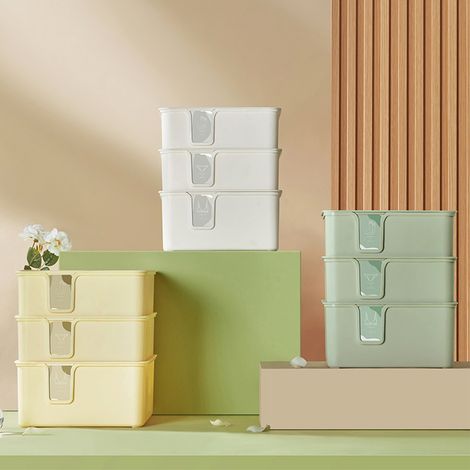 Boîte de rangement pour sous-vêtements, organisateur de chaussettes et sous-vêtements pour la maison, organisateur de soutien-gorge anti-poussière pour armoire, jaune. (1/5)