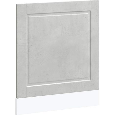 Maison Exclusive - Pannello Lavastoviglie Porto Grigio Cemento 60x1,5x57 cm