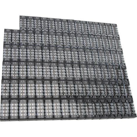 TB-1504L 4-teilige Anschlussklemmen, 100 Stück, 15 A 600 V, Kupfersäule, Hochleistungs-Anschlussblock (1/5)
