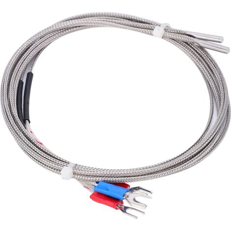 Thermocouple Type K 4 Pièces pour Imprimante 3D, Capteur Température Thermistance 1000mm (1/5)