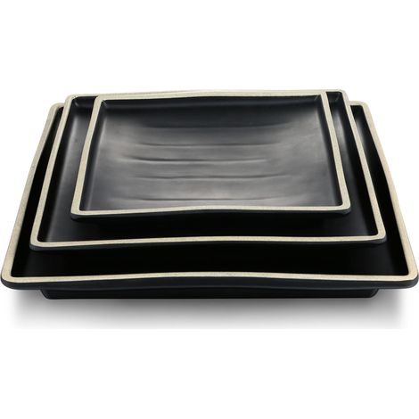 Plat Carré Terra en Mélamine 20,5 à 29 cm - Pujadas (1/2)