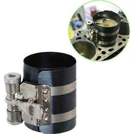 compresseurs de segments de piston, outil de rétraction pour l'installation des segments de piston, outil de réparation moteur, spécification : 3 pouces ( ) (1/5)
