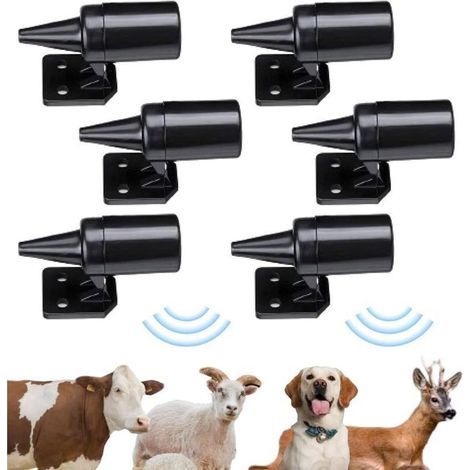 Lot 6 sifflets ultrasons anti-gibier – répulsif efficace pour voiture – sangliers et animaux sauvages