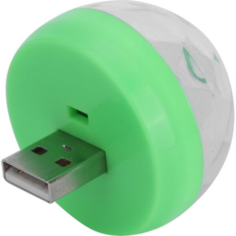 Mini-USB-Leuchtkugel mit Soundsteuerung – Farbenfrohe Dekoration für Partys, Geburtstage und Hochzeiten (1/5)
