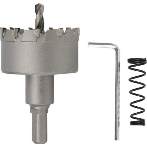 Generic Hole Saw, Carbide Hole Saw, Resistant, Compatible for Industrial Parts and Supplies (φ75mm) (1/5)