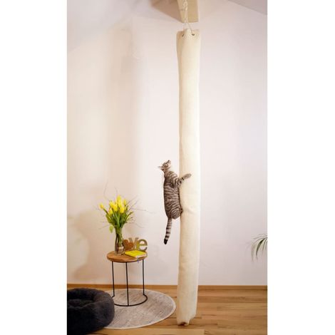Kerbl Borsa tiragraffi per gatti, 16 x 16 x 260 cm, beige, 1 pezzo (confezione da 1) (1/5)