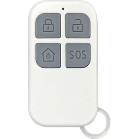 Télécommande, désarmement, sonnerie, alarme et urgence, distance de contrle maximale de 15 m, sans interférence (1/4)