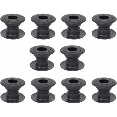 VURAHOME - Lot de 10 paires de roulements de machine de baby-foot en plastique avec bille en acier 34 mm,de (1/5)