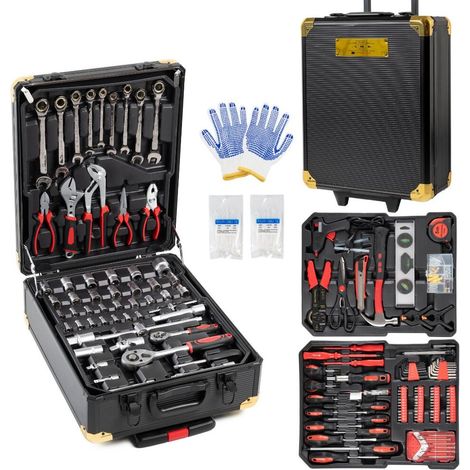 Set valigia utensili attrezzi da lavoro cromo vanadio 849 pezzi cricchetto (1/5)
