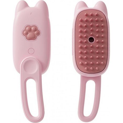 Brosse de massage vapeur 3 en 1 pour chats et chiens, brosse de soin électrique à vapeur pour animaux, peigne anti-poils volants (1/5)