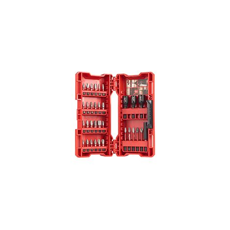 MILWAUKEE- Coffret 33 Embouts + douilles Shockwave - 4932430905