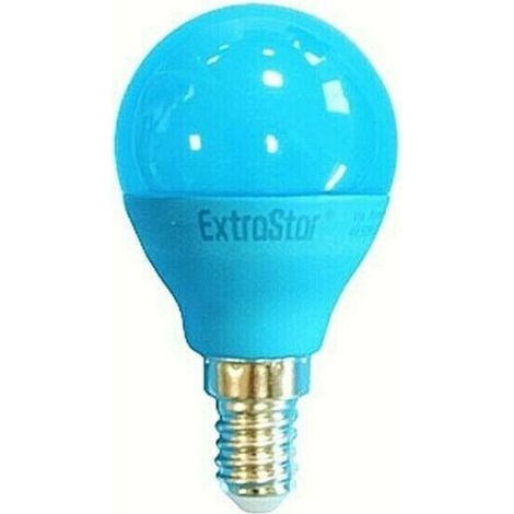 Trade Shop - LED-LAMPE E14 4W 60 LUMEN E14 GLOBAL BUNTES BLAUES LICHT -