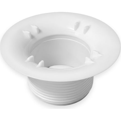 Plateau de serrage bonde de douche NICOLL TB60, diamètre 80 mm, hauteur 40 mm (1/5)