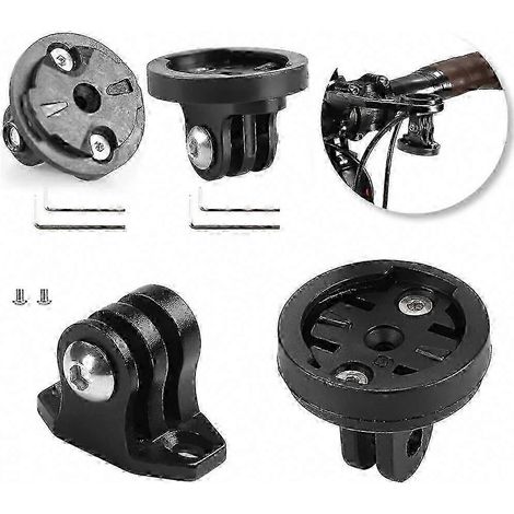 Garmin GoPro Fahrradkamerahalterung, Lenkerhalterung aus Aluminiumlegierung, Fahrradcomputeradapter, Licht (1/4)