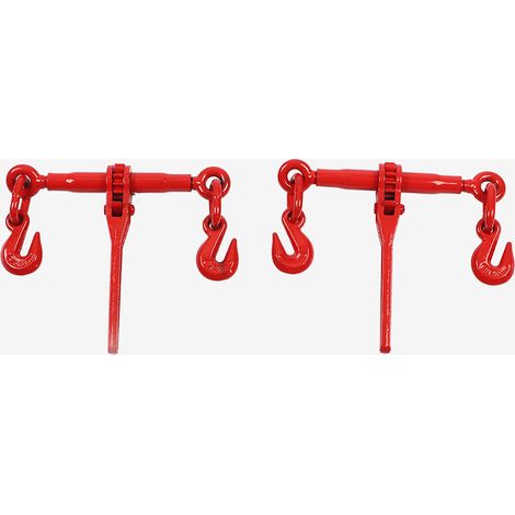 tensores de palanca de carga con trinquete de 1/4" a 5/16", gancho de cadena, equipo de aparejo (1/5)