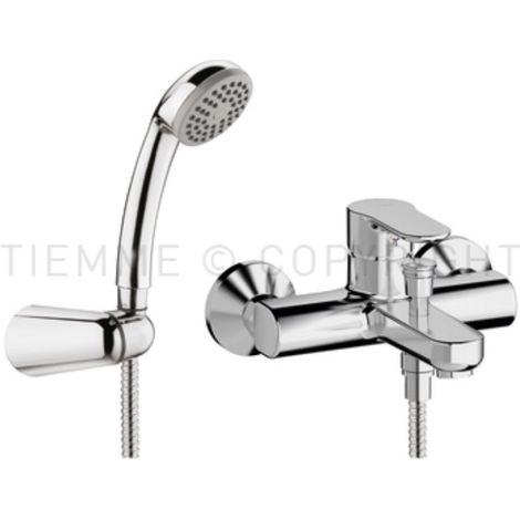 Miscelatore Monocomando Vasca Tiemme 411650101 con Doccetta