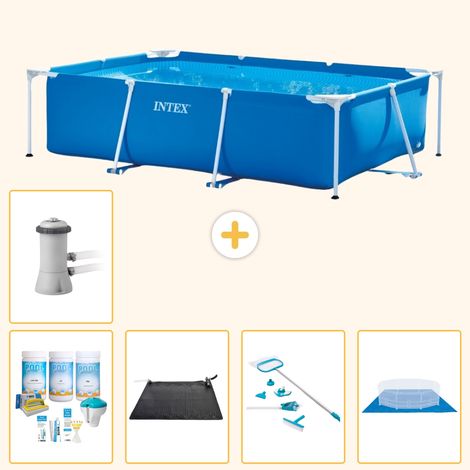 Intex Piscine Tubulaire Rectangulaire - 300x200x75 cm - 6-pièces  S20834 (1/3)