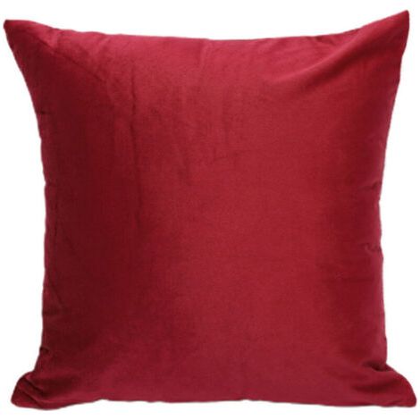 Funda de cojín de microfibra premium de 45x45 cm, juego de 1 funda para cojines de sofá/cama, supersuave, duradera, lavable, hipoalergénica, con tejido antiácaros y cremallera invisible.