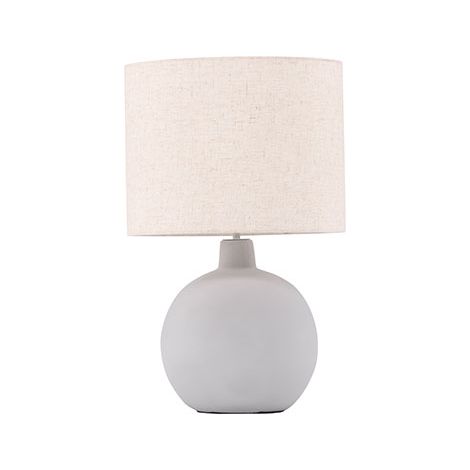 Torcello Beleuchtung Tischlampe 32x32x51cm Grau.