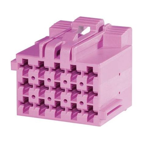 TE Connectivity Boîtier femelle pour câble série J-P-T Nbr total de pôles 21 Pas: 5 mm 1-967625-3 1 pc(s) V731821 (1/2)
