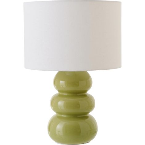 Lampe à Poser en Céramique "Victor" 48cm Vert