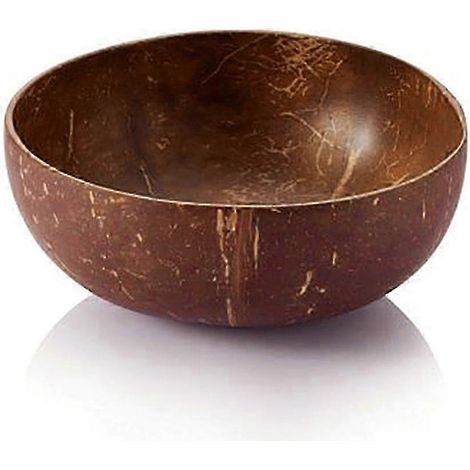 Ensemble de table écologique, bols de service polyvalents en véritables noix de coco, bols en coque de noix de coco naturelle pour une décoration intérieure élégante et durable (1/5)