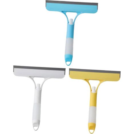 3 raclettes à vitres avec pulvérisateur pour miroirs et maison (1/5)
