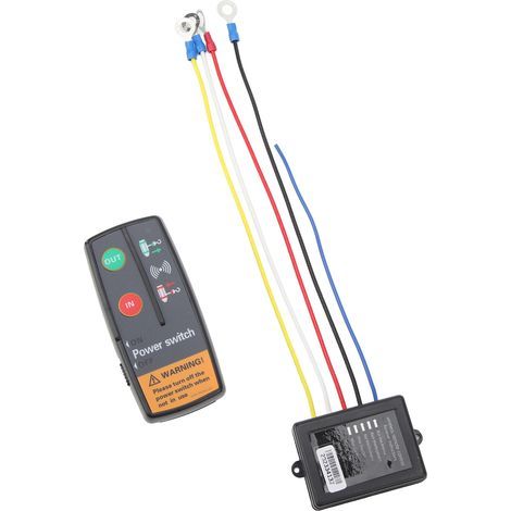 Kabellose Seilwinde mit Fernbedienung (12 V/24 V DC), 3-in-1-Handsteuerung, robust, für LKW, Geländewagen und SUV (1/5)