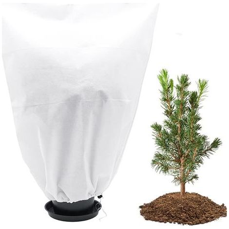 Voile Hivernage Plante Exterieur Toile de Protection Plante Hiver pour Citronnier,Palmier,Olivier (1pc 60 80) (1/5)