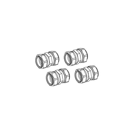 Kit estensione universale cornice incasso per collettore piano CP4 XL/M in verticale e in orizzontale - Immergas