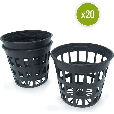 Lot de 20 POTS PANIER HYDRO Ø 77mm - 3- GHE (1/2)