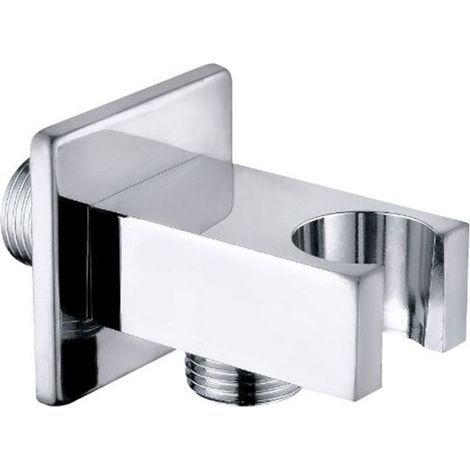 Prise d'eau Hermes avec support en laiton chromé M 1/2 x 1/2 Tecom (1/2)